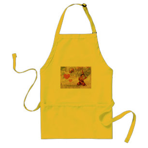 Love Heart Sweetheart Valentine Cherub Standard Apron