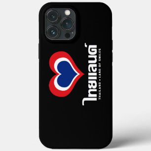 Love [Heart] Thailand ♦ Thai Language Script ♦ iPhone 13 Pro Max Case