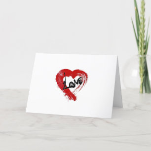 Love Heart Thank You Card