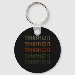 Love Heart Therion Tee Grunge Vintage Style Black  Key Ring