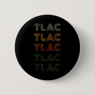 Love Heart Tlac Tee Grunge Vintage Style Black Tla 6 Cm Round Badge