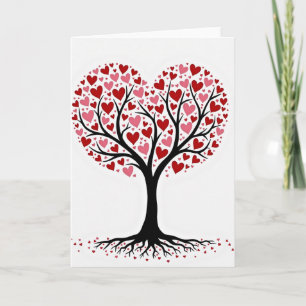 Love Heart Tree Card