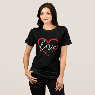 Love Heart Tri-Blend Shirt
