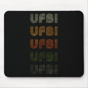 Love Heart Ufbi Tee Grunge Vintage Style Black Ufb Mouse Pad