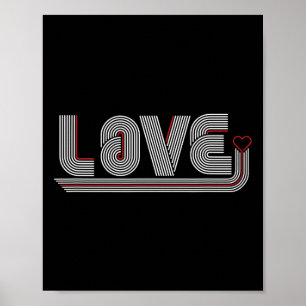 Love Heart Valentine Design Poster