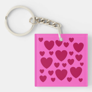 LOVE HEART VALENTINE GIFT GIRLFRIEND, WIFE, FRIEND KEY RING