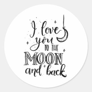 Love Heart Valentine's Day Couples Cute Funny Gift Classic Round Sticker