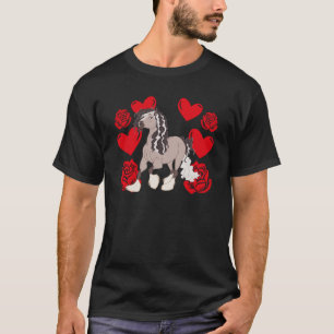 Love Heart Valentine's Day Roses Gypsy Boys Kids T-Shirt