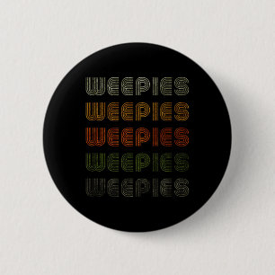 Love Heart Weepies Tee Grunge Vintage Style Black 6 Cm Round Badge