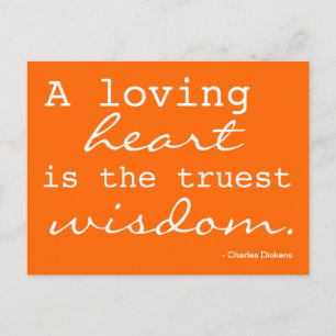 Love, Heart, Wisdom - Inspired Postcard