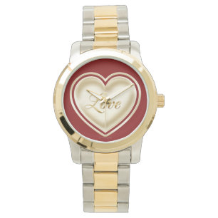 Love heart with the word love watch