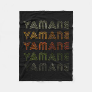 Love Heart Yamane Tee Grunge Vintage Style Black Fleece Blanket