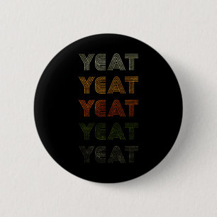 Love Heart Yeat Tee Grunge Vintage Style Black Yea 6 Cm Round Badge