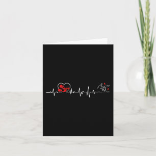 Love Heartbeat Hand Sign Language Hearing Loss Awa Card