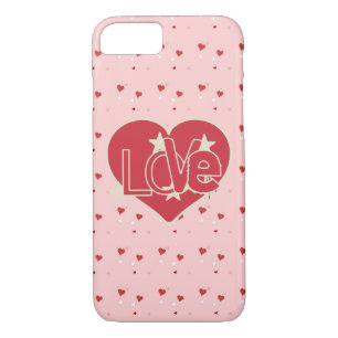 Love Hearts and Stars iPhone 8/7 Case