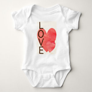 Love Hearts Baby Bodysuit