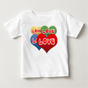 Love Hearts Baby T-Shirt