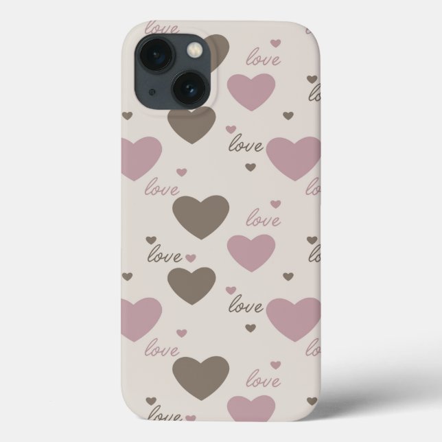 Love Hearts Case-Mate iPhone Case (Back)