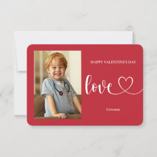 Love & Hearts Classroom Photo Valentines Cards