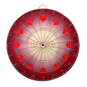 Love & Hearts Dartboard
