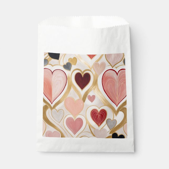 Love Hearts Favour Bag (Front)