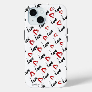 Love Hearts iPhone 15 Case
