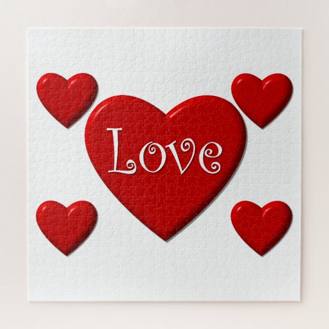 Love Hearts Jigsaw Puzzle (Horizontal)