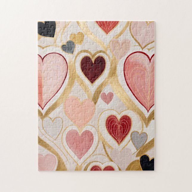 Love Hearts Jigsaw Puzzle (Vertical)