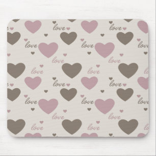 Love Hearts Mouse Pad