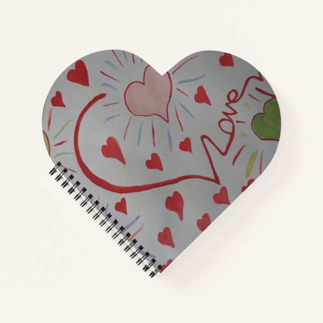 Love Hearts Notebook (Front)