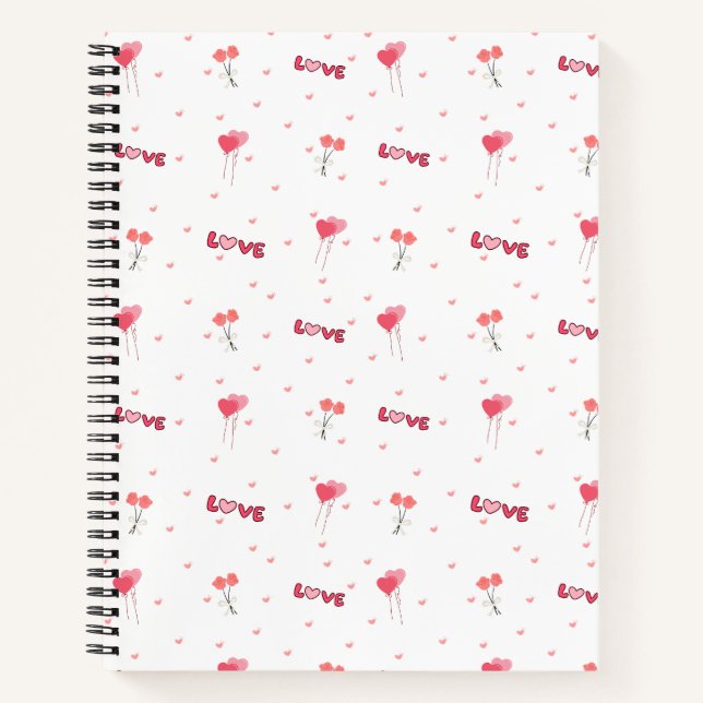 Love & Hearts Notebook (Front)