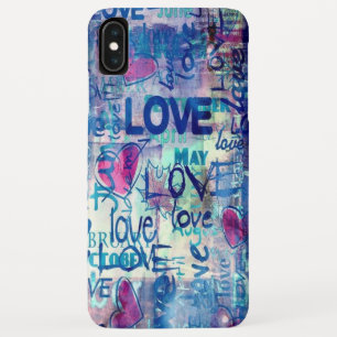Love, HEARTS, pattern Case-Mate iPhone Case