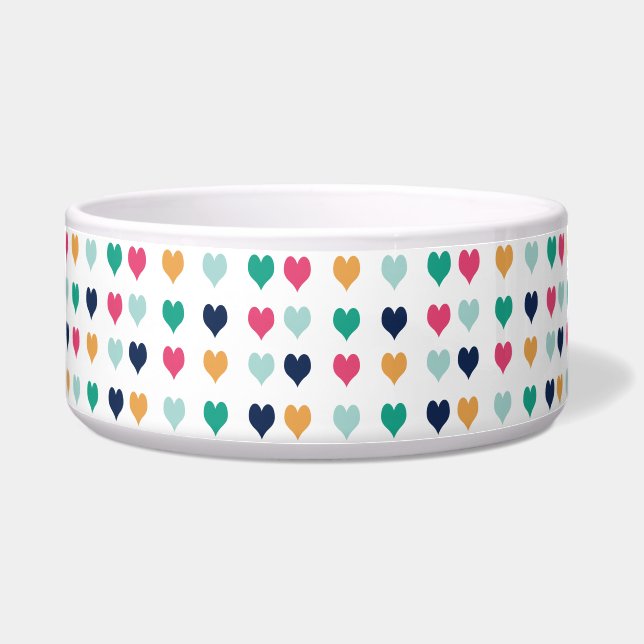 Love Hearts Pattern Multicoloured (Front)