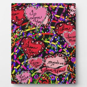 Love Hearts Plaque