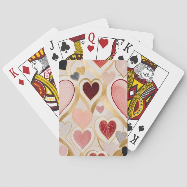 Love Hearts Playing Cards (Back)