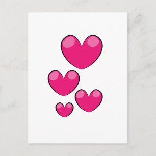Love Hearts Postcard