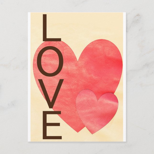 Love Hearts Postcard (Front)