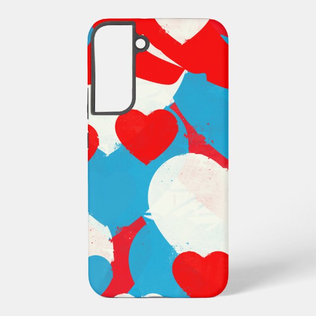 Love Hearts Samsung Galaxy S22+ Case (Back)