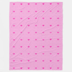 Love Hearts - Seamless Pattern 14 Fleece Blanket