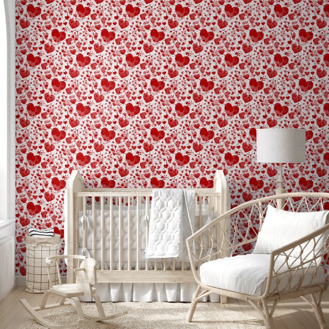 Love Hearts - Seamless Pattern 2 Wallpaper (Kids)