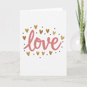 Love Hearts Simple Card