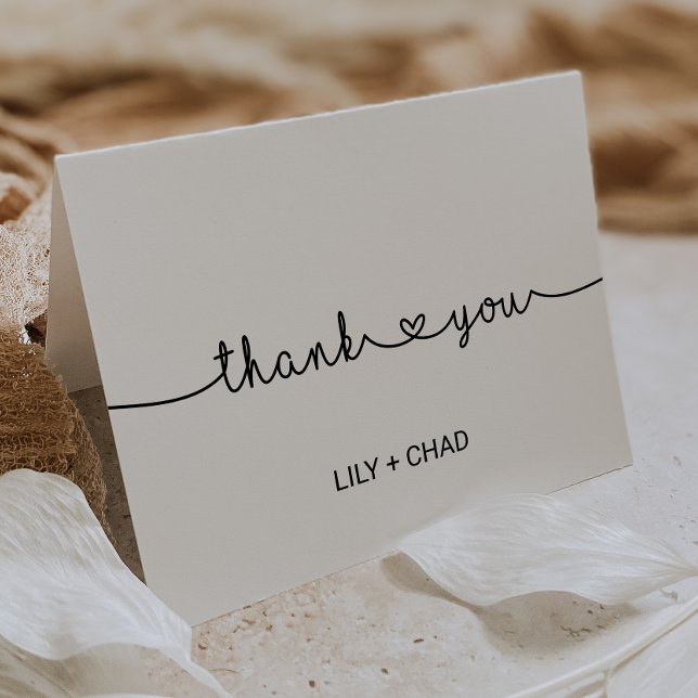 Love Hearts Thank You Card (Creator Uploaded)