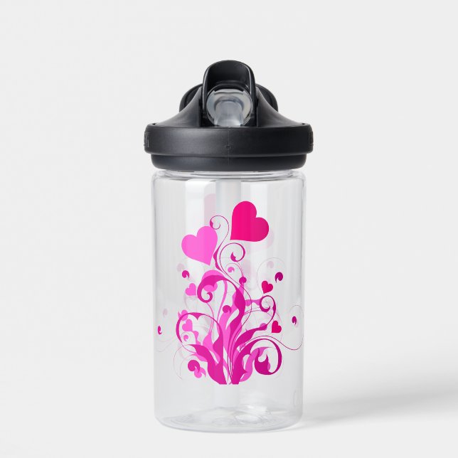Love Hearts Tree-25053 Water Bottle (Front)