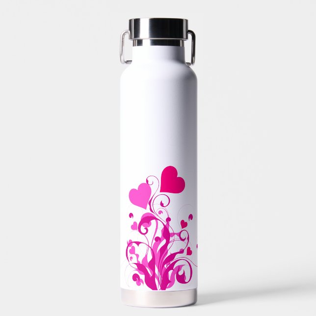 Love Hearts Tree-25053 Water Bottle (Front)