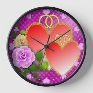 Love Hearts Valentine's Day-20362 Clock