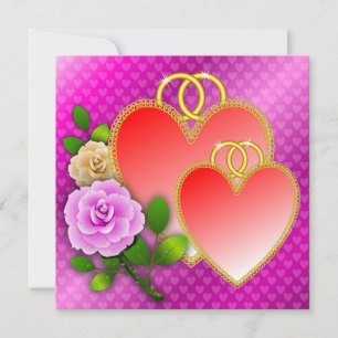 Love Hearts Valentine's Day Card