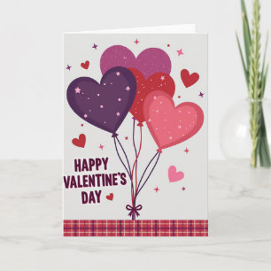 Love Hearts Valentines Day Card