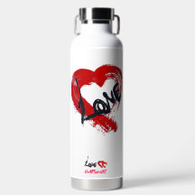 Love Hearts Water Bottle