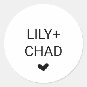 Love Hearts Wedding Envelope Seals