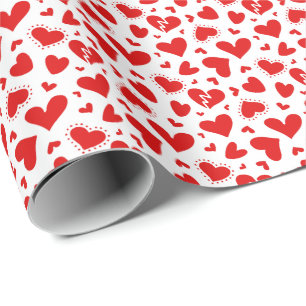 Love Hearts Wrapping Paper